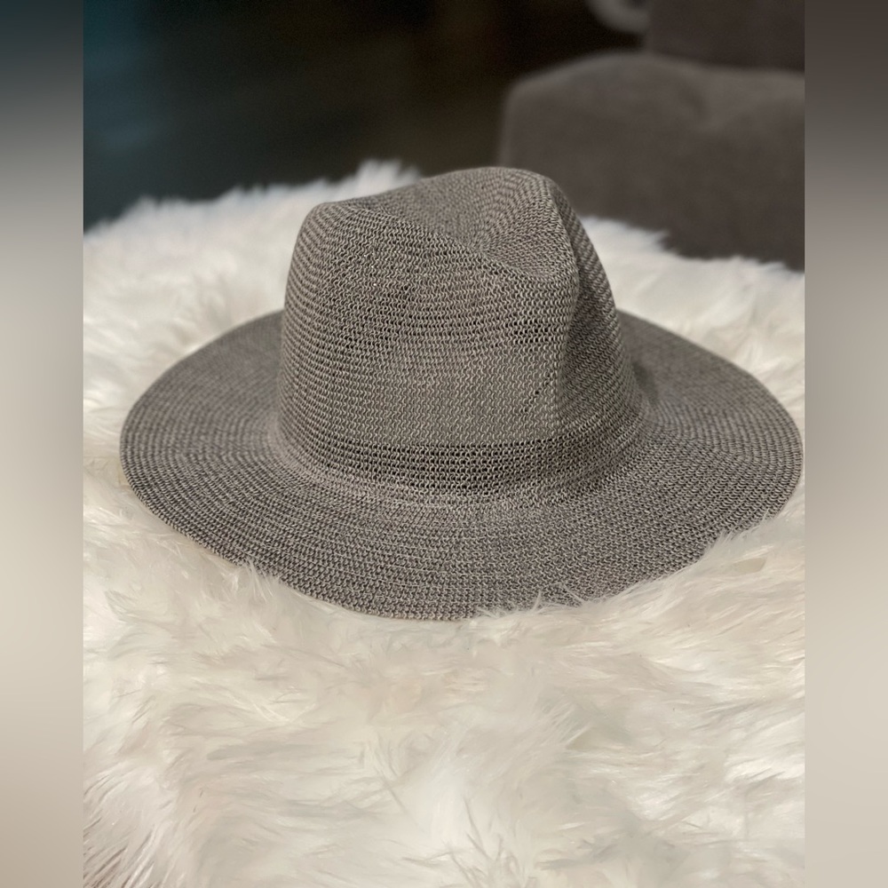 Gray Wide Rim Hat (nwot) - Picture 5 of 6